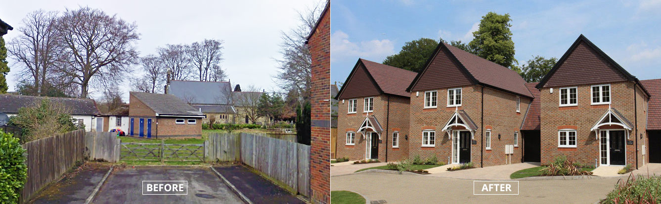 The Glebe - before and after